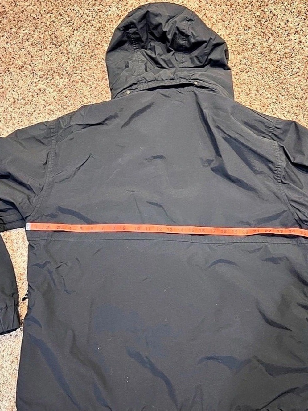 Section Vintage MFM Snowboard Coat Jacket With Hood Rare Black XL Performance - Picture 12 of 13